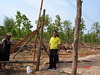 ภาพตัวอย่าง สร้างเถียงนาน้อยเพื่อเป็นที่ทำงาน (office) ชั่วคราว รอที่ทำงานใหม่สร้างเสร็จ เริ่มสร้าง วันที่ 20 มี.ค. เสร็จ วันที่ 26 ...